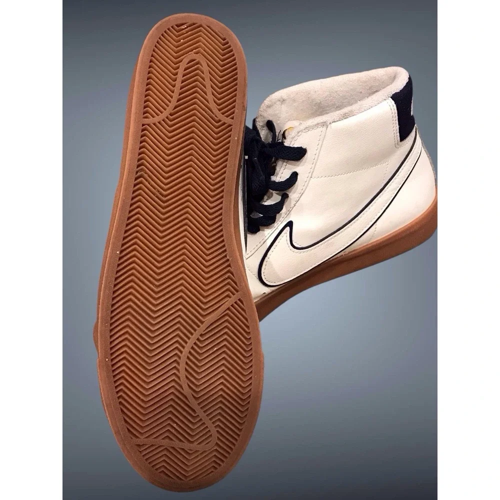 Nike Blazer Mid 77 Premium Sail/ Navy/ Gum Us 10.5 Mens‎ Sneaker DQ 7672-100